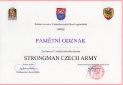 Czech Army Strongman - pamětní odznak